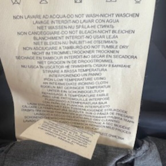 FAY - NYLON BOMBER JACKET - MEN'S MEDIUM - NAVY BLUE - NEW - Picture 7 of 15